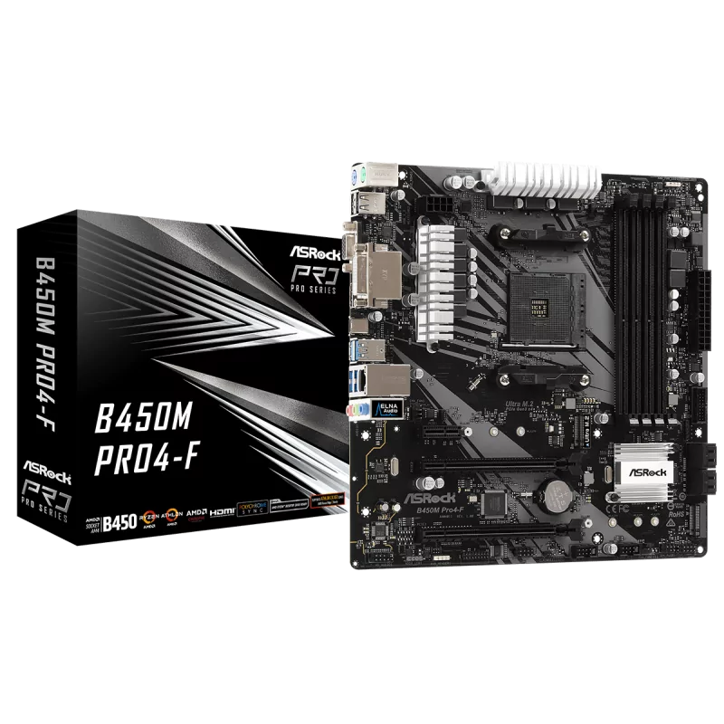 ASRock B450M Pro4 -f